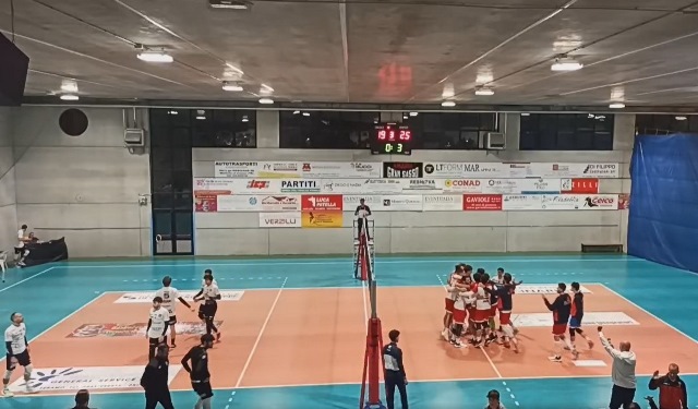 NELLA TRASFERTA IN ABRUZZO, LINDECO MOLFETTA OTTIENE LA NONA VITTORIA STAGIONALE. 0-3 CONTRO LASD MONTORIO VOLLEY