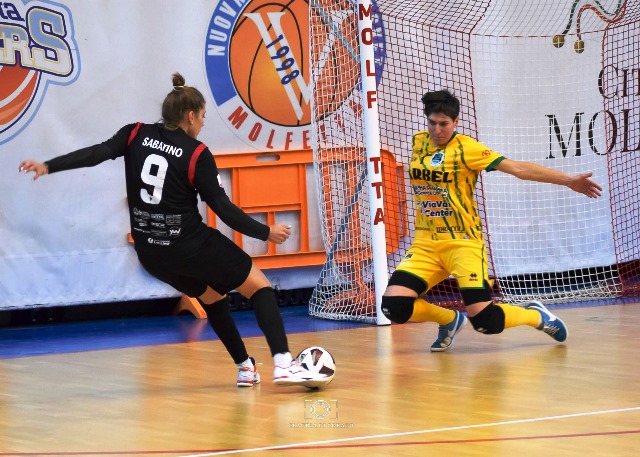 LA FEMMINILE MOLFETTA OSPITA AL PALAPOLI IL FUTSAL PESCARA FEMMINILE