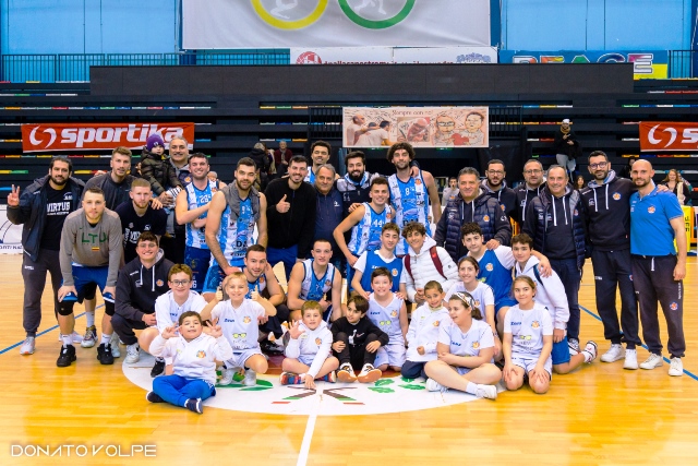 VINCE E CONVINCE LA DAI OPTICAL VIRTUS BASKET MOLFETTA CHE AL PALAPOLI BATTE IL CASTELLANETA PER 89-56