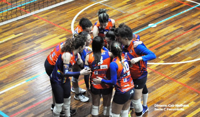 NELLA TRASFERTA DI BARI CONTRO VOLLEYS EAGLES, VITTORIA SOFFERTA DELLA DINAMO CAB MOLFETTA