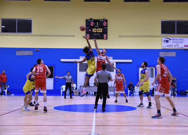 DISFATTA PER LA PAVIMARO PALLACANESTRO MOLFETTA NELLA TRASFERTA CONTRO LA.N.S.P.I SANTA RITA BASKET TARANTO