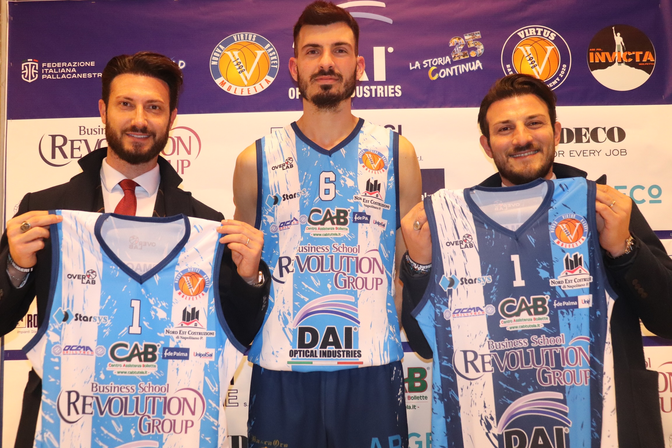 MOMENTO VERIT PER LA DAI OPTICAL VIRTUS BASKET MOLFETTA. DOMENICA 19 MARZO SI GIOCA AL PALAPOLI GARA 1 DEI PLAYOFF PROMOZIONE IN SERIE B